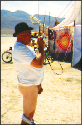 Dick hanging out